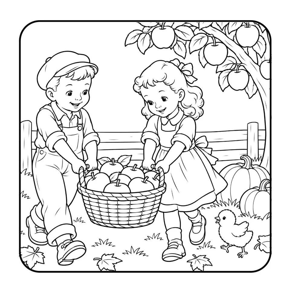Interior page — Autumn Farm Scenes