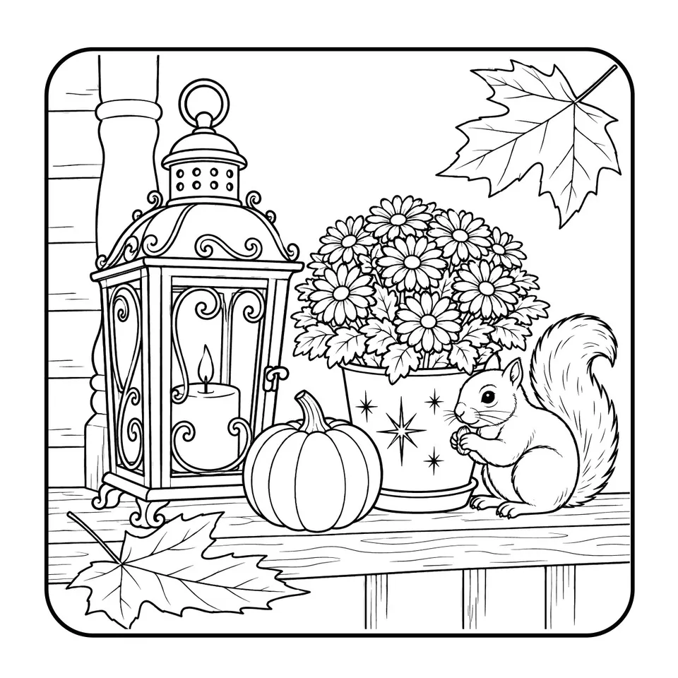 Interior page — Autumn Porch Memories