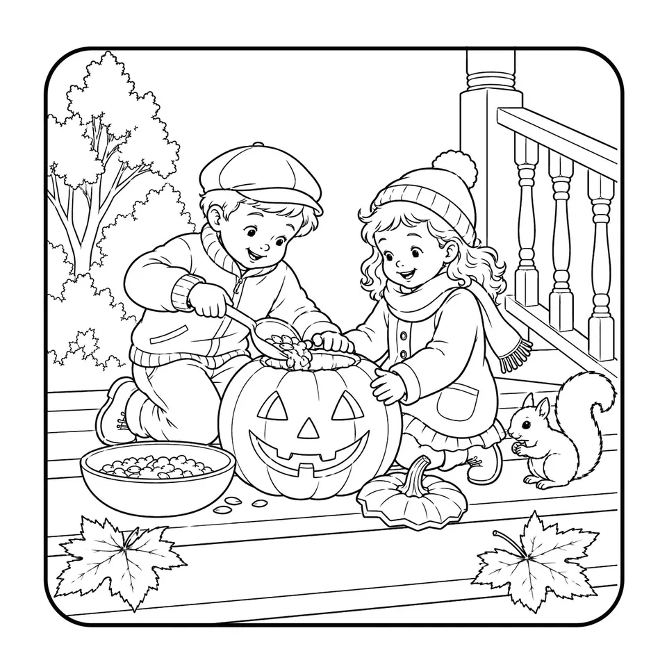 Interior page — Autumn Porch Memories