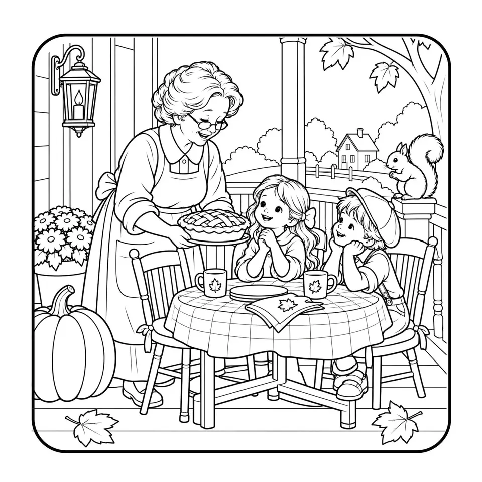 Interior page — Autumn Porch Memories